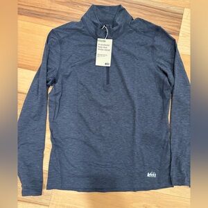 REI Midweight Half-Zip Base Layer Top